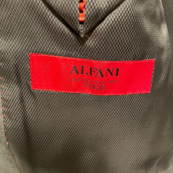 ALFANI Men's 44R Suit Sport Jacket - Grey - Picture 2 of 3